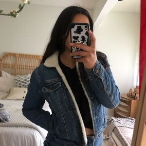 Sherpa Collar Jean jacket